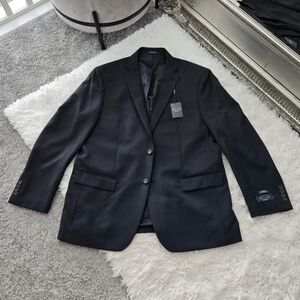 PRONTO UOMO PLATINUM SUIT JACKET BLAZER 100% WOOL. Color: Charcoal. Size 48L. Ne